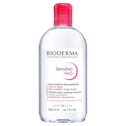 Bioderma Sensibio H2O Micellar Water Cleanser Pump Bottle 500Ml