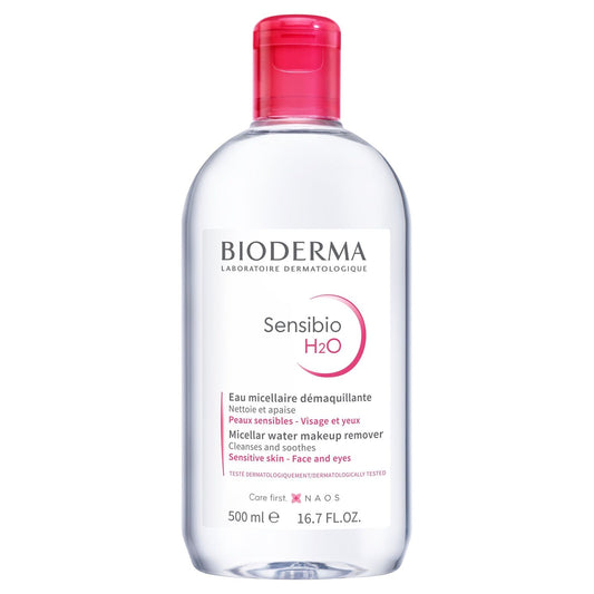 Bioderma Sensibio H2O Micellar Water Cleanser Pump Bottle 500Ml