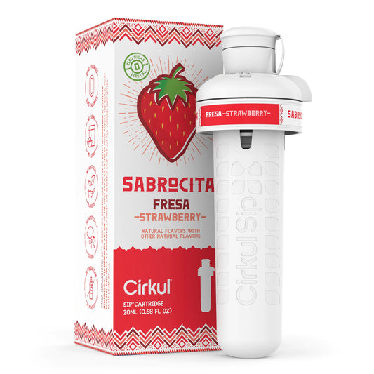 Sabrocita Strawberry Flavor Cartridge, Drink Mix, 1-Pack